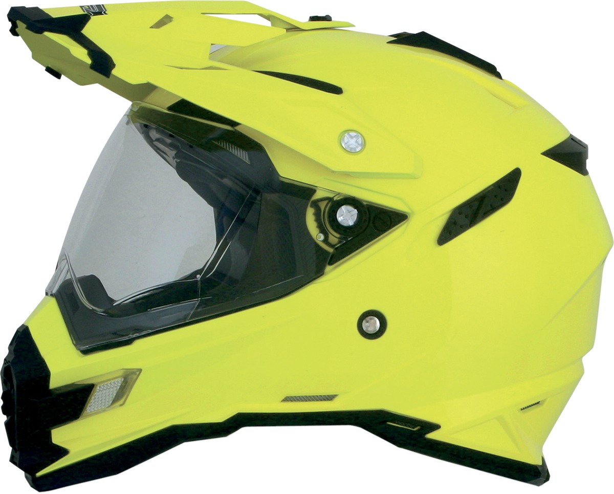 FX-41DS Full Face Dual-Sport Helmet Gloss Hi-Vis Yellow 2X-Large - Click Image to Close