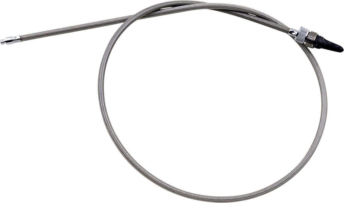 46.5" Braided Stainless Steel Speedometer Cable - For Wheel Drive - Replaces 67054-83A - Click Image to Close