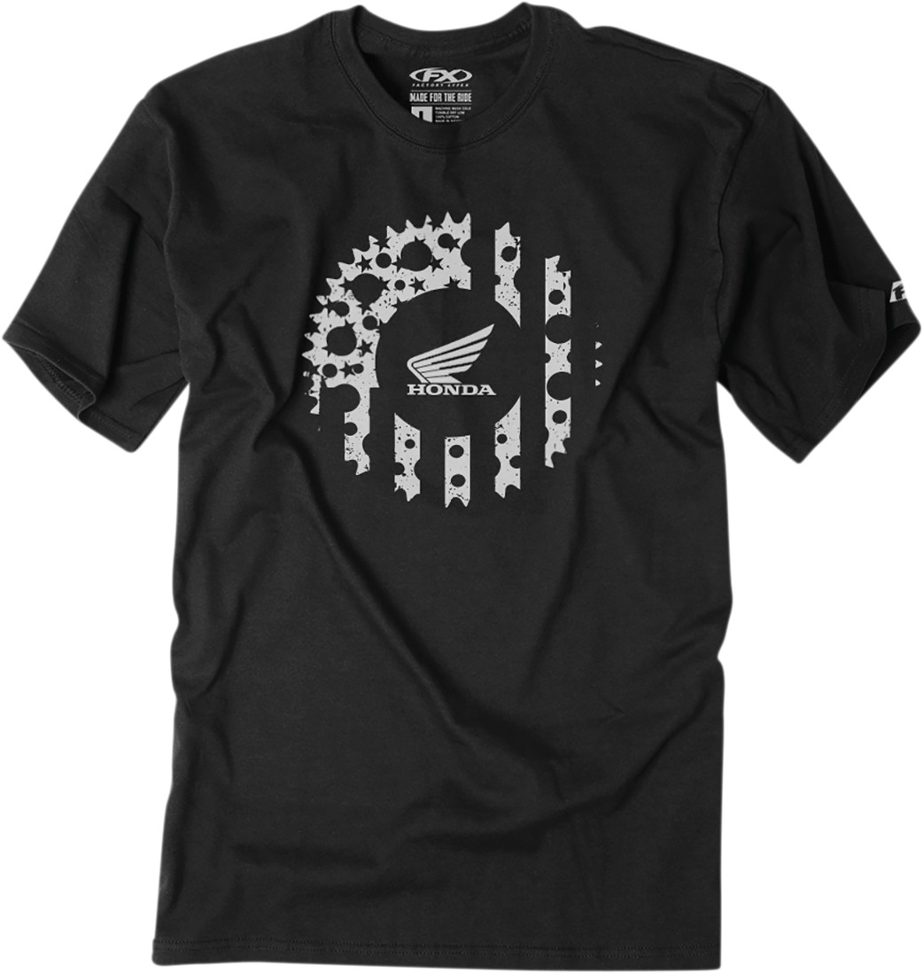 Men's Honda Sprocket Tee - Honda Sprocket Tee Blk 2Xl - Click Image to Close