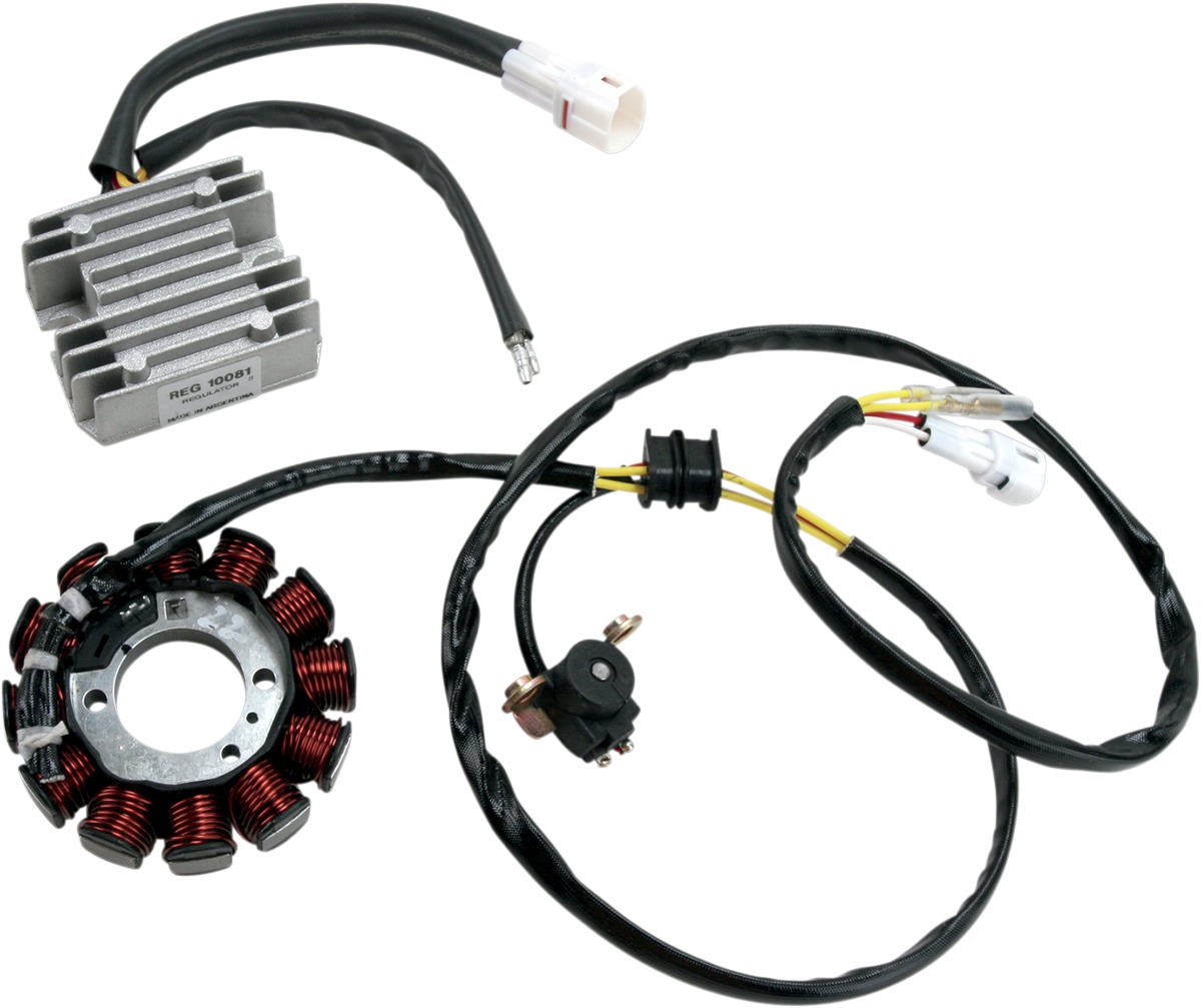 Stator w/ Regulator - 140 Watt Charging Kit - For 04-08 Yamaha YFZ450 - Click Image to Close