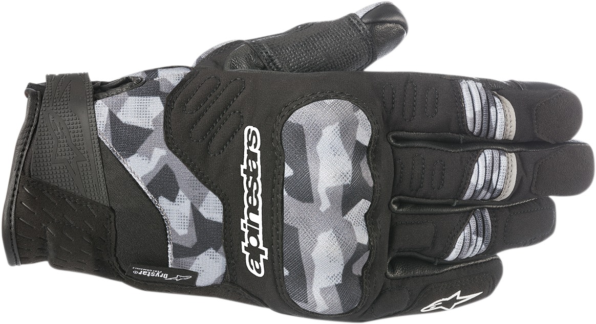 C-30 Drystar Street Riding Gloves Black/Camo 3X-Large - Click Image to Close