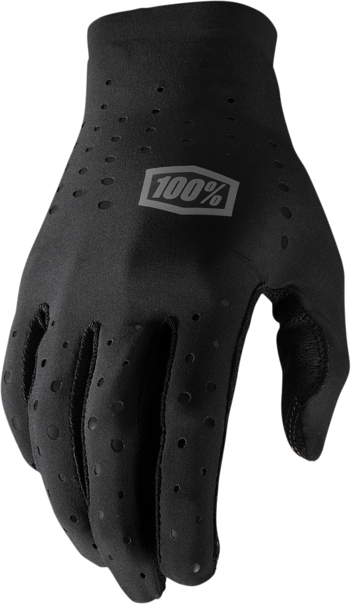 100% Men's Sling Bike Gloves Black XL for Motocross/ATV/Off-Road - Click Image to Close