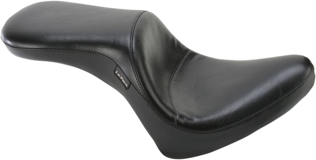 Maverick Smooth Vinyl 2-Up Seat Black Foam - For 84-99 Harley Softail - Click Image to Close