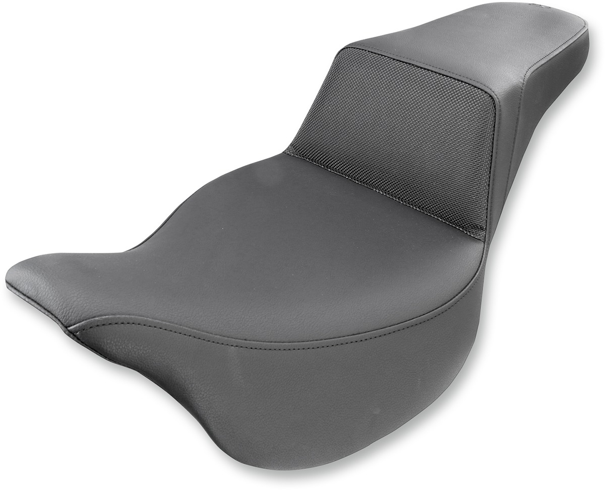 Step-Up Gripper 2-Up Seat - Black - For Harley FLH FLT - Click Image to Close