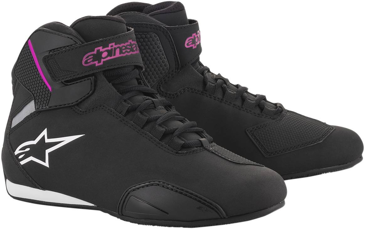 Women's Sektor Street Riding Shoes Black/Pink/White US 10.5 - Click Image to Close