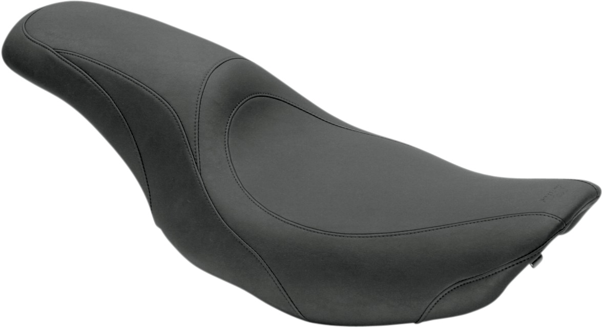 Tripper Plain Vinyl 2-Up Seat Low - For 97-07 Harley FLHR FLHX - Click Image to Close