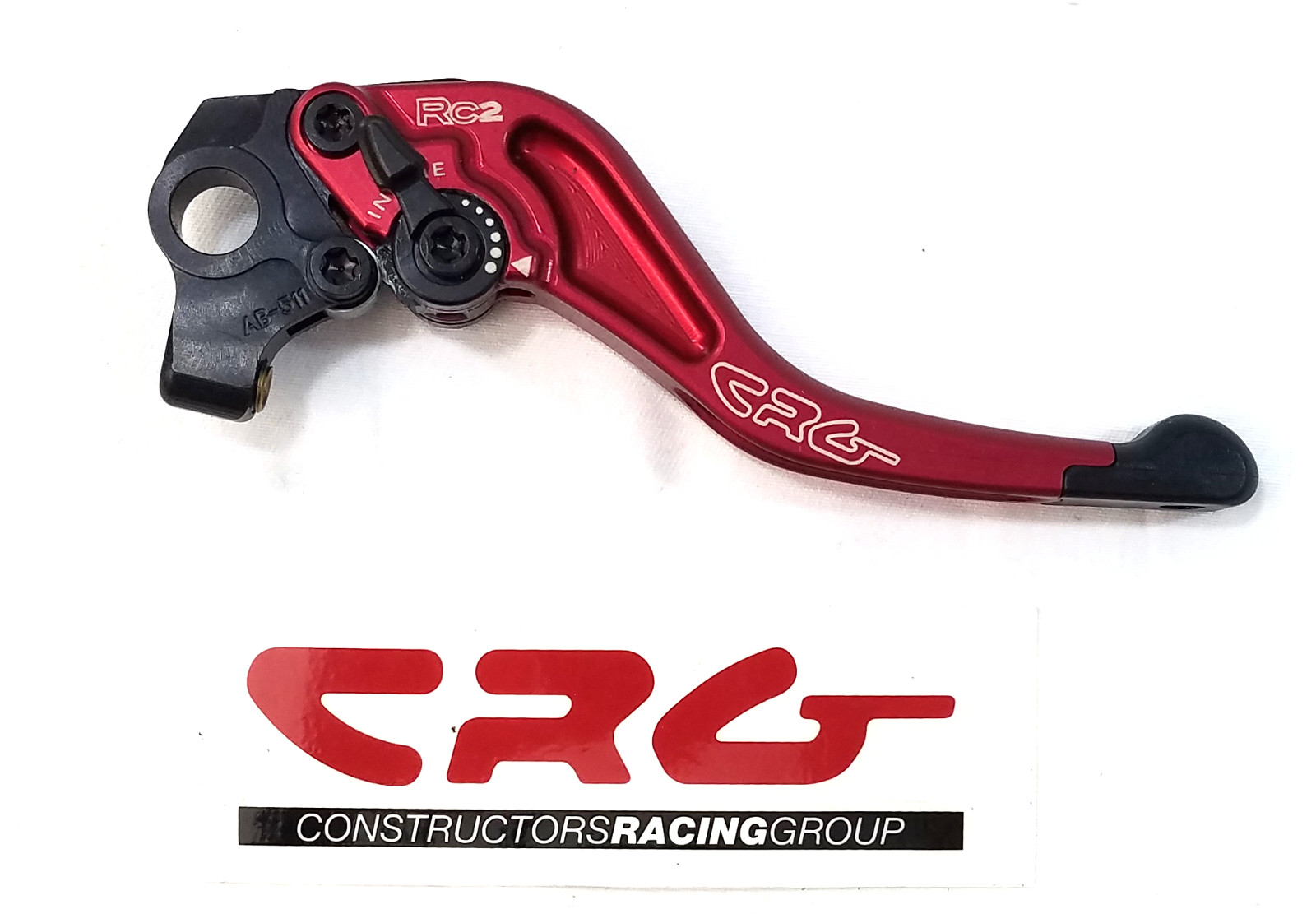 RC2 Shorty Red Adjustable Brake Lever - for Ducati - Click Image to Close