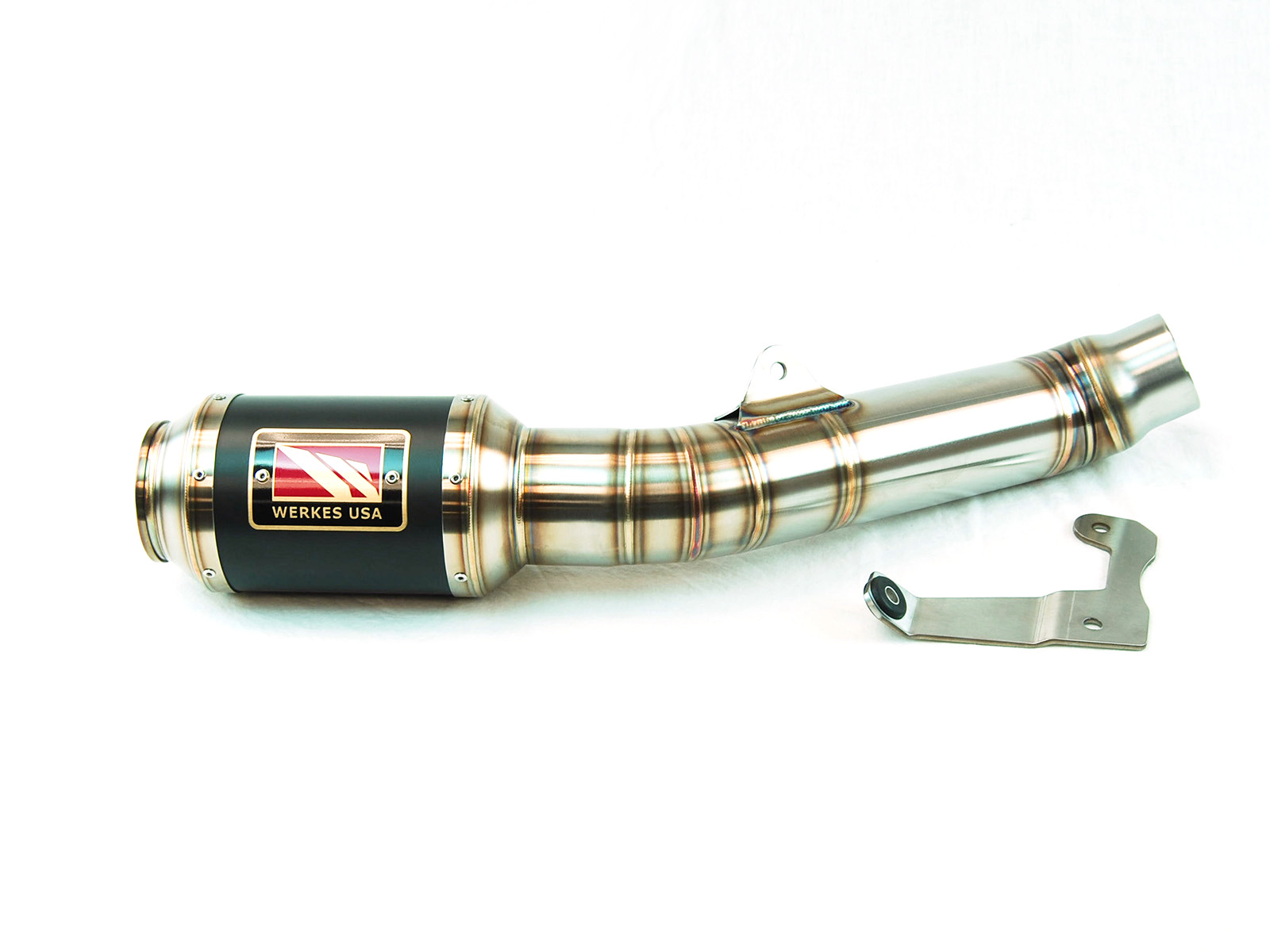 Black Center GP Race Slip On Exhaust - Kawasaki ZX6R - Click Image to Close