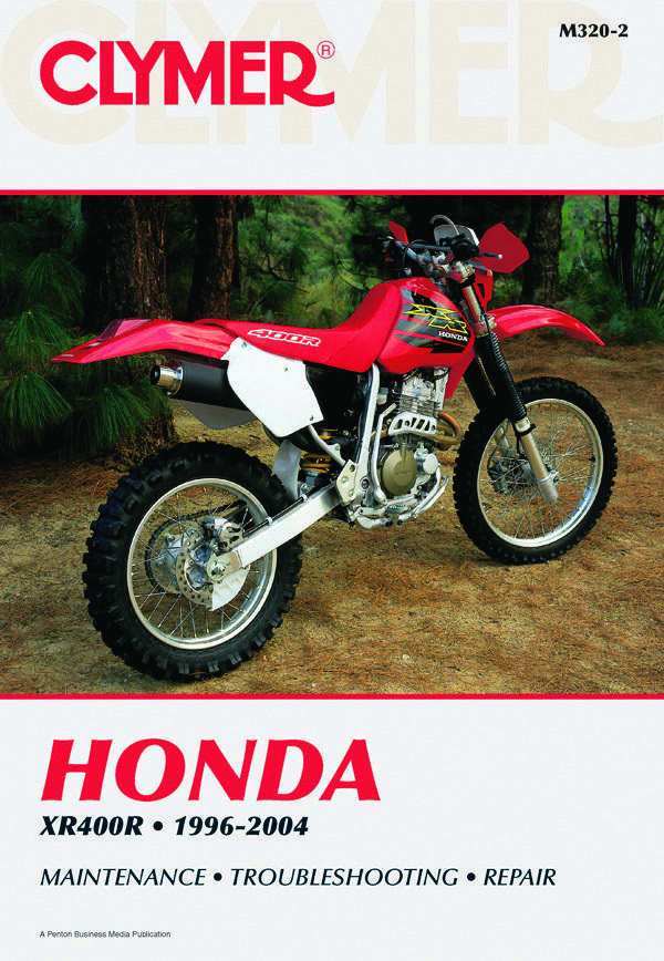 Shop Repair & Service Manual - Soft Cover - For 1996-2004 Honda XR400R - Click Image to Close