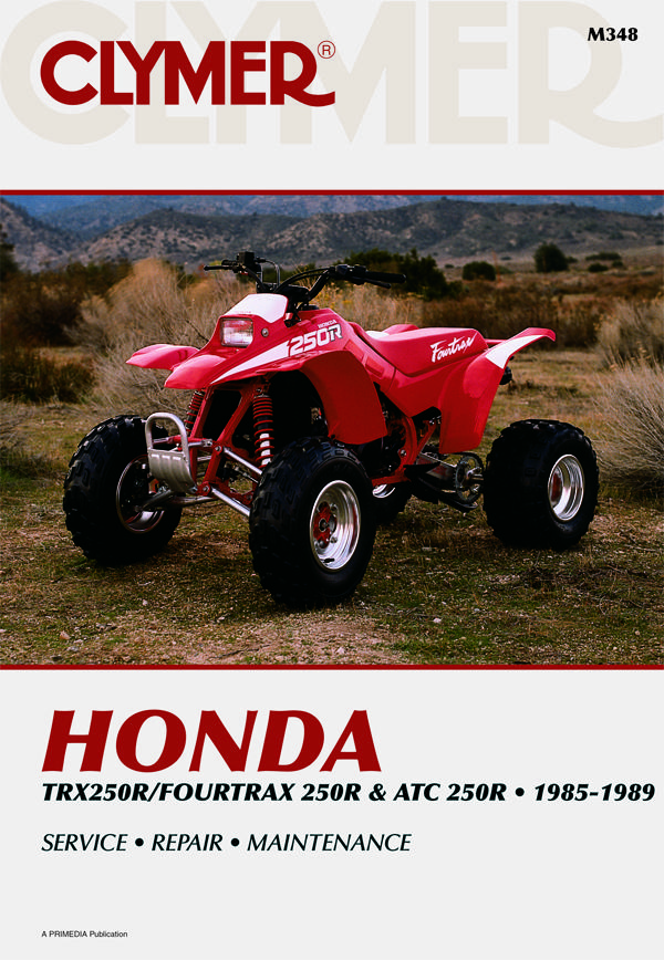 Shop Repair & Service Manual - Soft Cover - ATC/TRX 250 - Click Image to Close