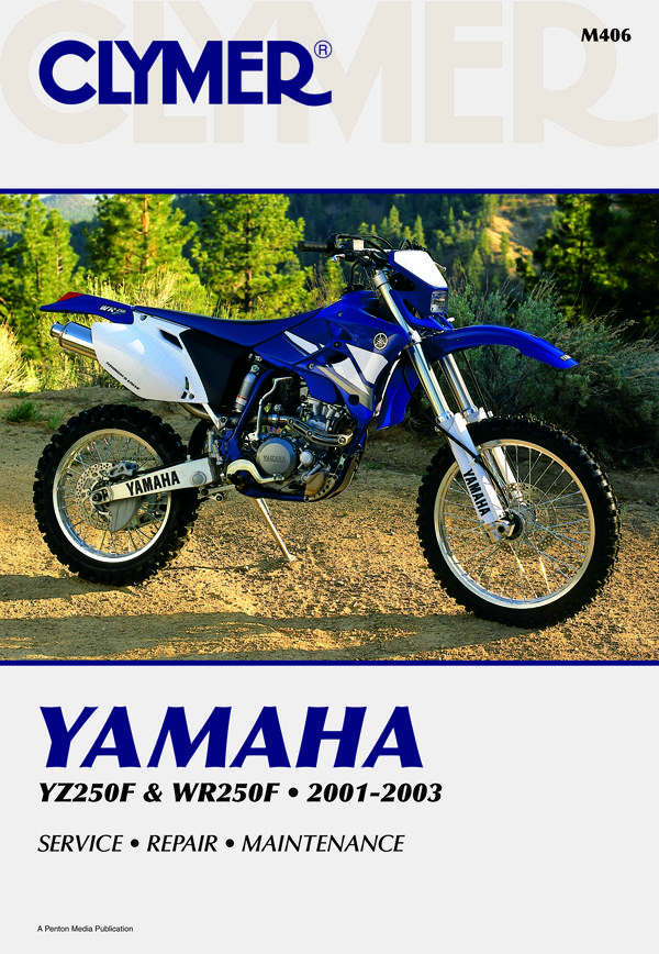 Shop Repair & Service Manual - Soft Cover - For 2001-2003 Yamaha YZ250F & WR250F - Click Image to Close