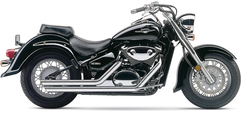 Streetrod Slashdown Full Exhaust - For 01-09 Suzuki Boulevard C50 M50 Volusia - Click Image to Close