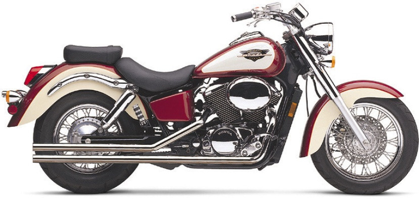 Lo-Boy Shotgun Full Exhaust - For 98-03 Honda Shadow ACE 750 - Click Image to Close