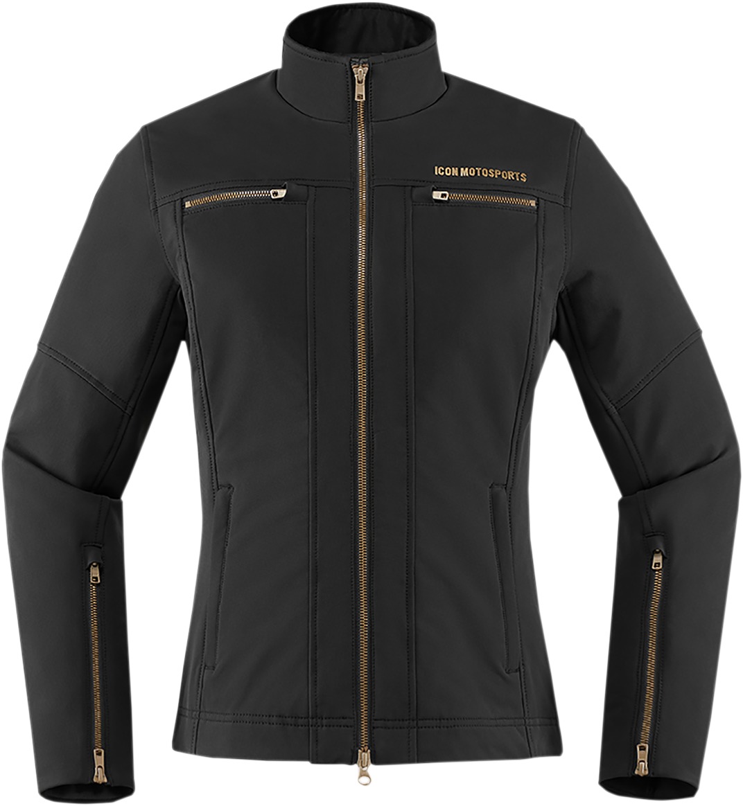 Women's Hella 2 Riding Jacket Black Large - Click Image to Close