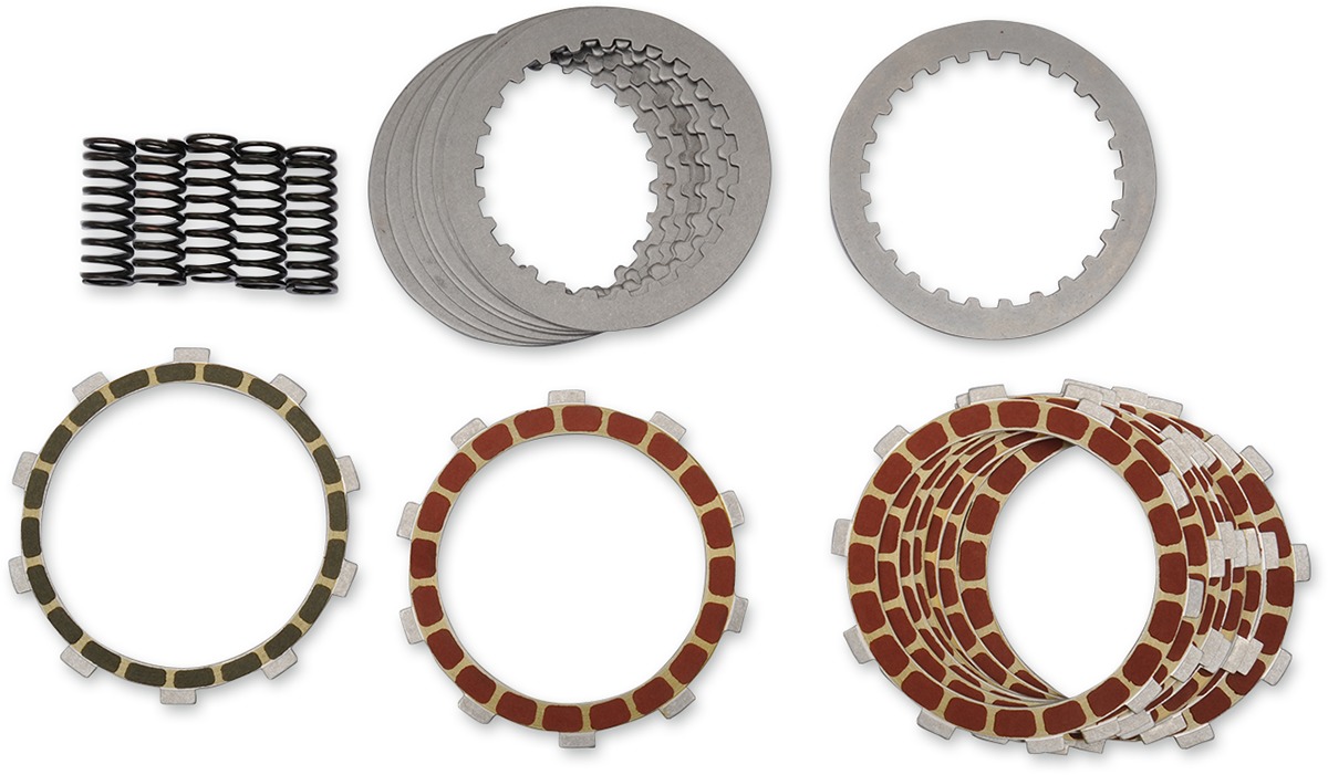 Complete Clutch Kit - Aramid Frictions w/ Steels & Springs - For 04-05 Suzuki GSXR600 - Click Image to Close