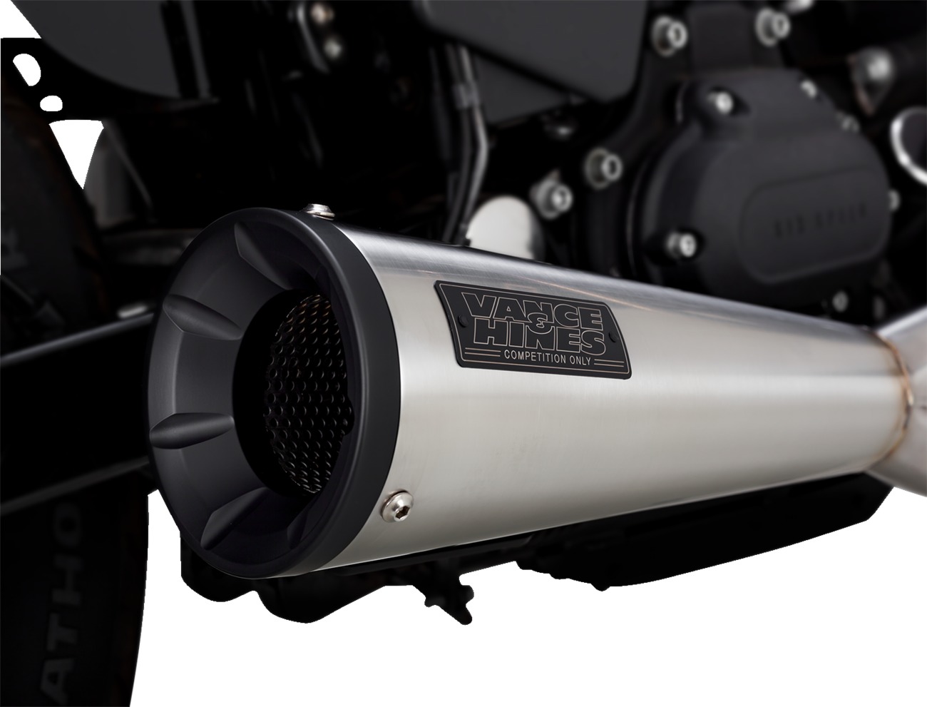 Vance & Hines HD Dyna 91-17 Upsweep SS 2-1 PCX Full System Exhaust - Click Image to Close