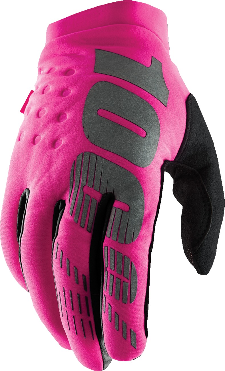 Women's Brisker Cold-Weather Gloves Neon Pink/Black XL - Click Image to Close