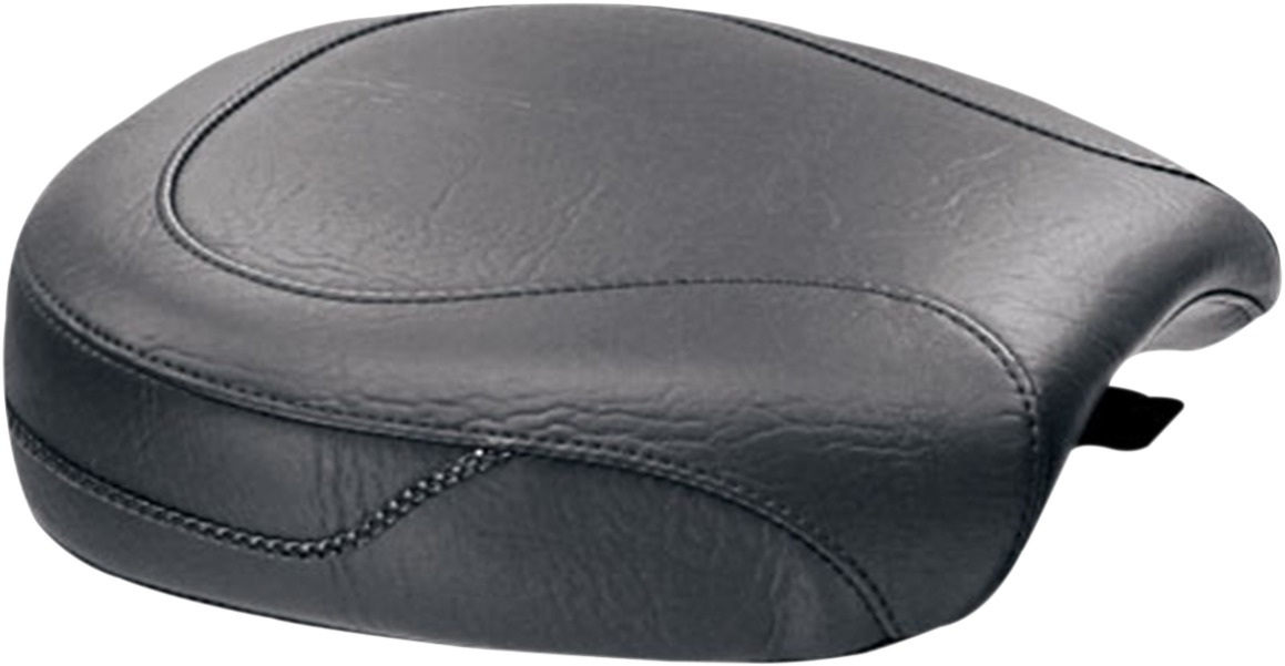 Sport Touring Plain Vinyl Pillion Pad - Black - For 05-08 Honda VTX1800F - Click Image to Close