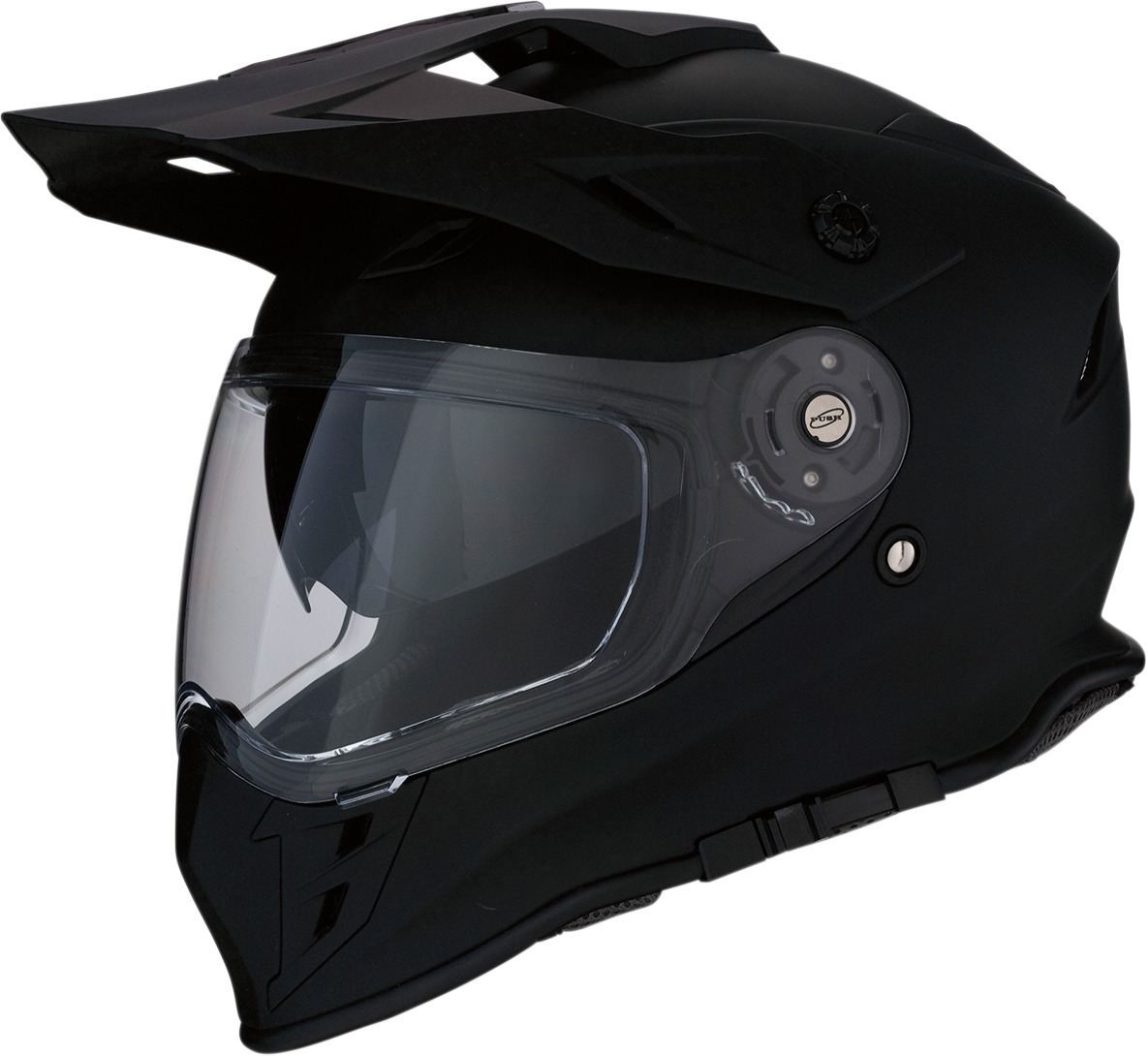 Range Full Face Dual-Sport Helmet Matte Black 2X-Large - Click Image to Close