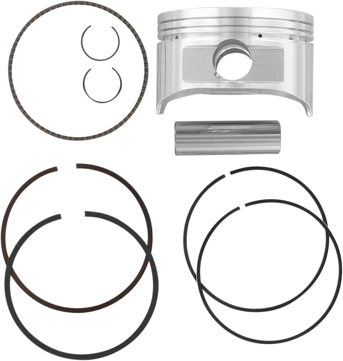 Wiseco Piston Kit 85.00mm 10:1 Standard Fits Honda XR/TRX400EX/TRX400X - Click Image to Close