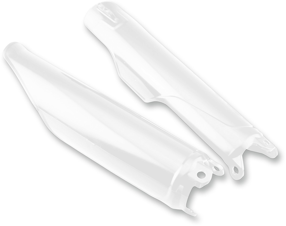 White Fork Guards - For 02+ CR 2T, 06-18 CRF250R, 06-21 CRF450R - Click Image to Close