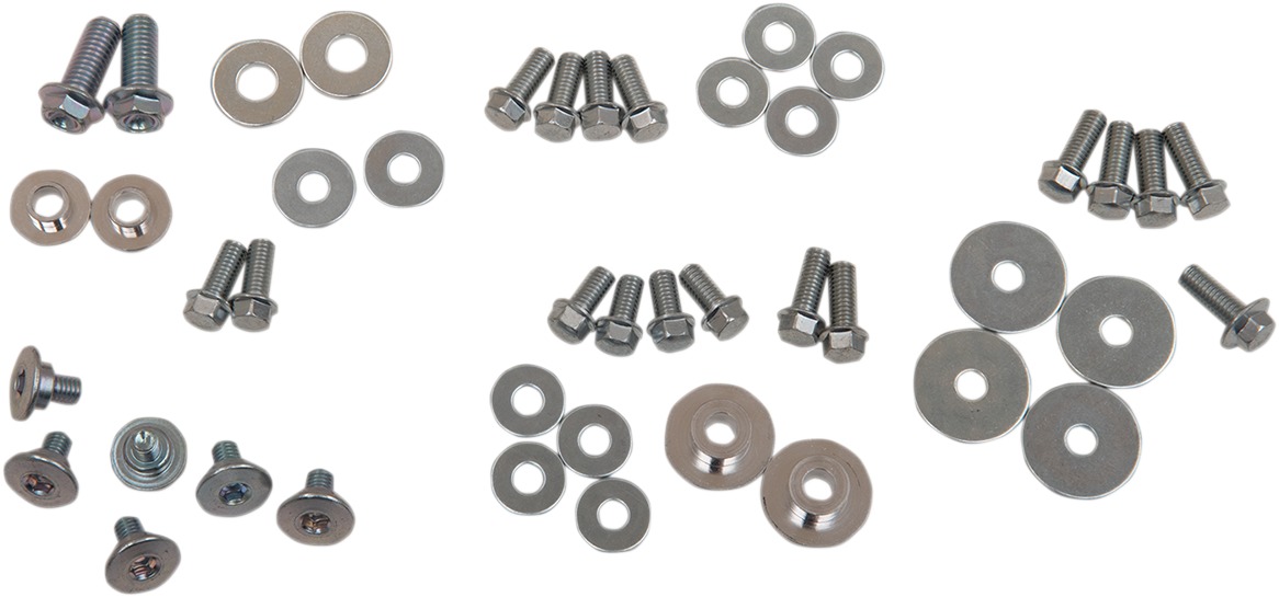 Full Plastic Fastener Kit - For 85-90 Honda CR125R, 85-89 CR250R, 84-89 CR500R - Click Image to Close