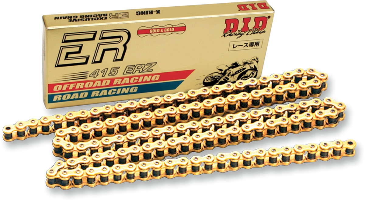 415ERZ Series Racing Chain - Did 415Erz 120 Gld/Gld - Click Image to Close