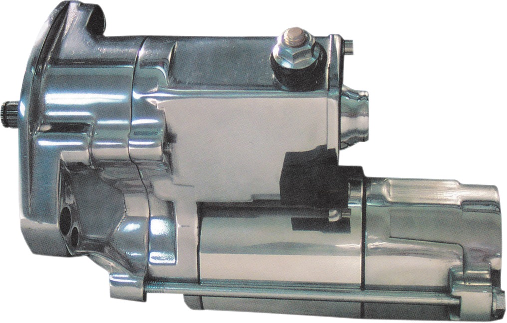 Slugger Starter Motor 1.8 kW Chrome - Click Image to Close