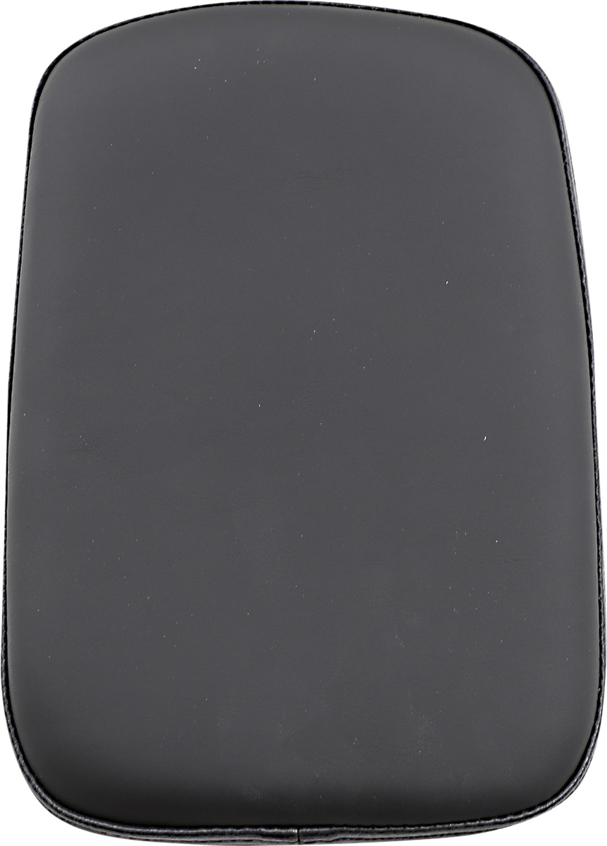 Plain SR Leather Pillion Pad Black EZ Mount - For 04-20 Harley XL - Click Image to Close