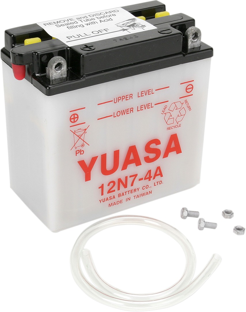 Conventional Batteries - 12N7-4A Yuasa Battery - Click Image to Close