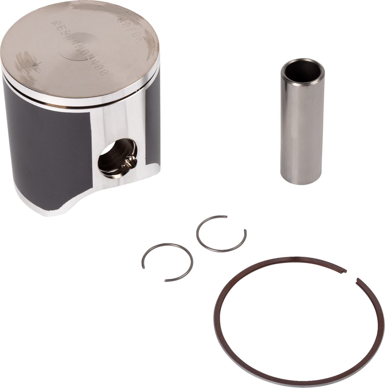 Racers Elite Piston Kit 54.00mm Bore (STD) - Fits KTM, Husqvarna, Gas Gas, and Husaberg 125 models - Click Image to Close