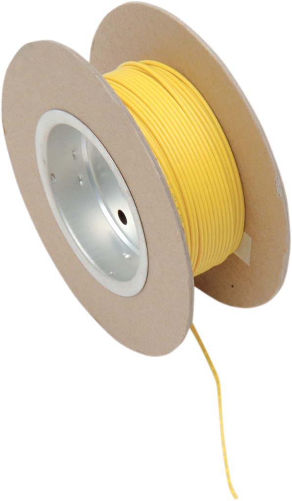 Yellow 18 Gauge OEM Color Match Primary Wire - 100' Spool - Click Image to Close