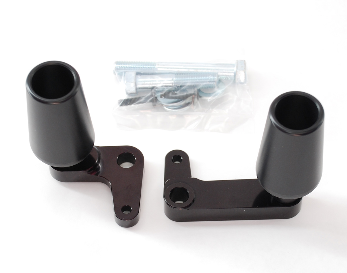 Yamaha R1 Frame Sliders - No Cut 2009-2014 Long - Black - Click Image to Close