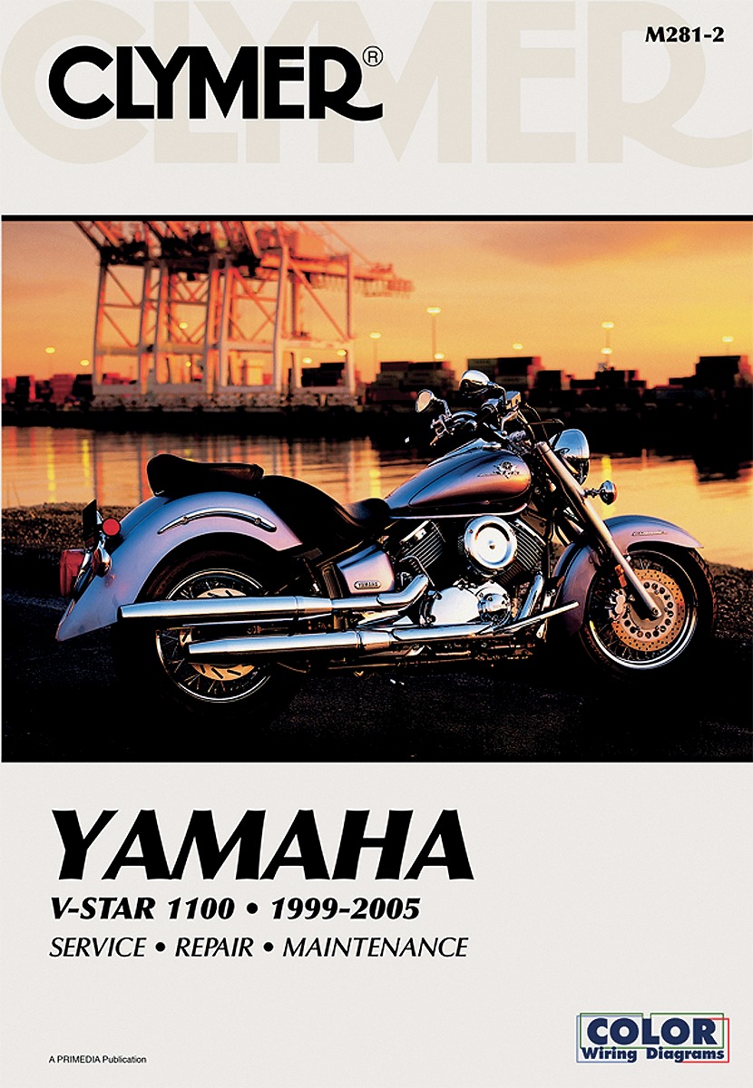 Shop Repair & Service Manual - Soft Cover - For 99-09 Yamaha V-Star 1100 - Click Image to Close