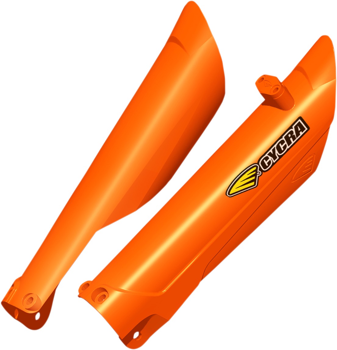 Cycra Orange Fork Guards for 2015 KTM - Plastic - Click Image to Close