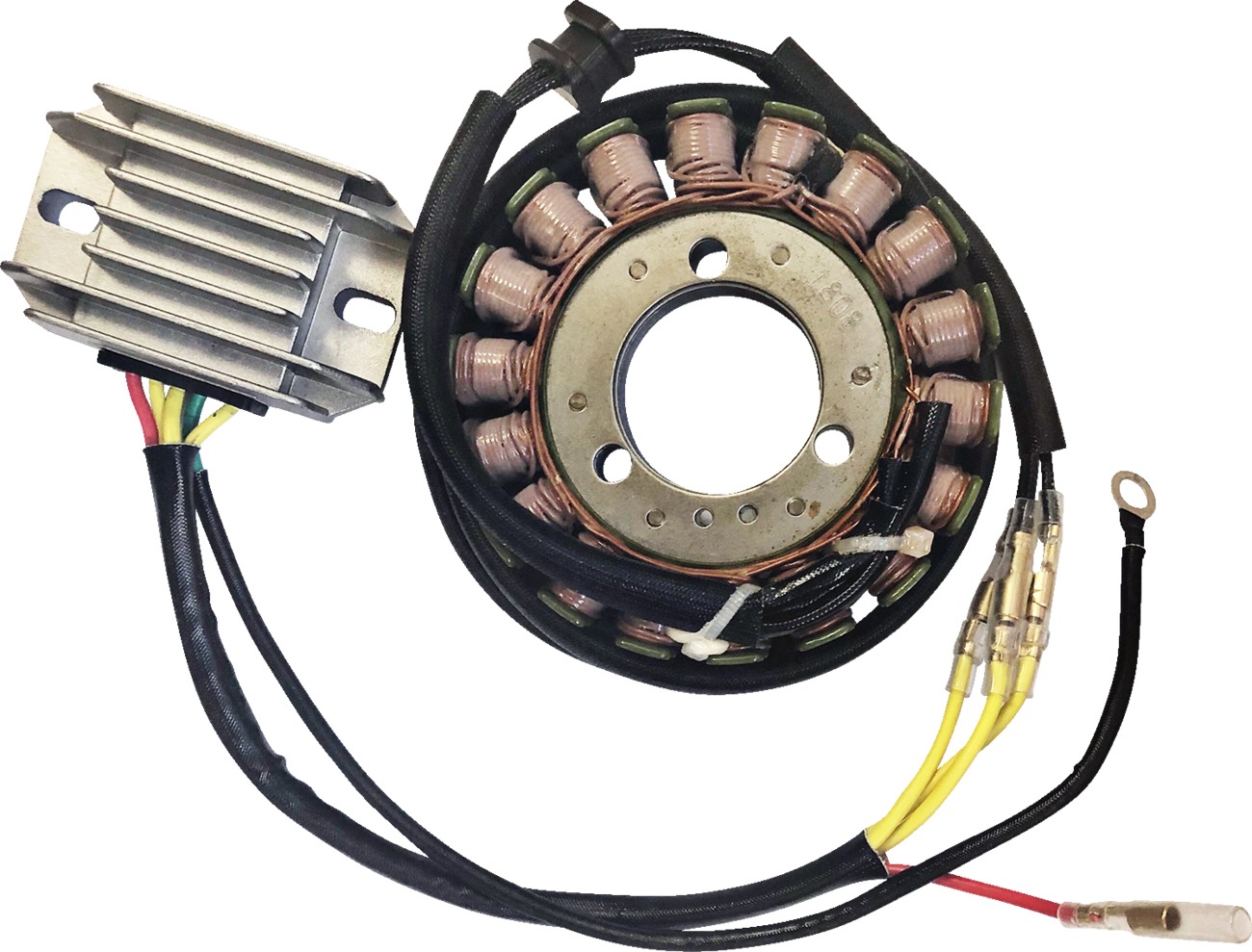 Hot Shot Charging Kit - 3 Phase Stator w/ Rectifier - Replaces Kawasaki 21003-1009 & 21003-1006 - Click Image to Close