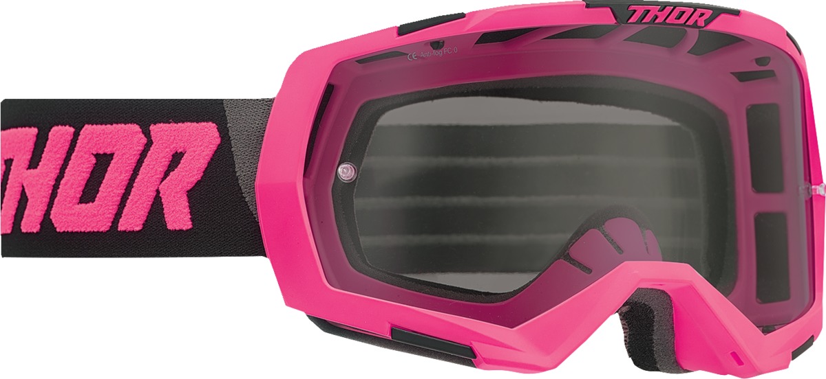 Regiment Goggles - Pink w/ Smoke Lens - Click Image to Close