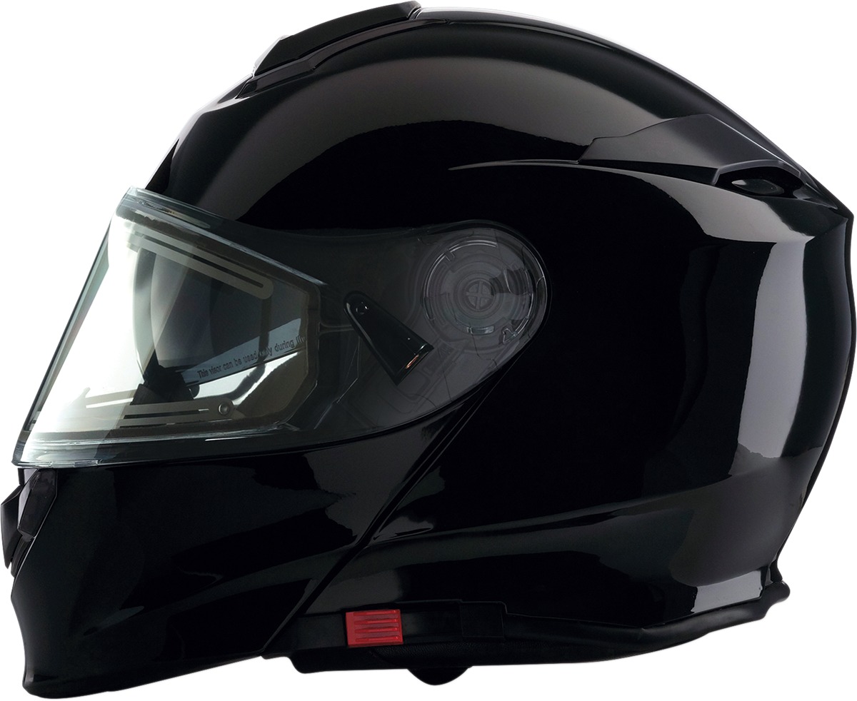 Solaris Modular Snow Helmet Gloss Black Large - Click Image to Close