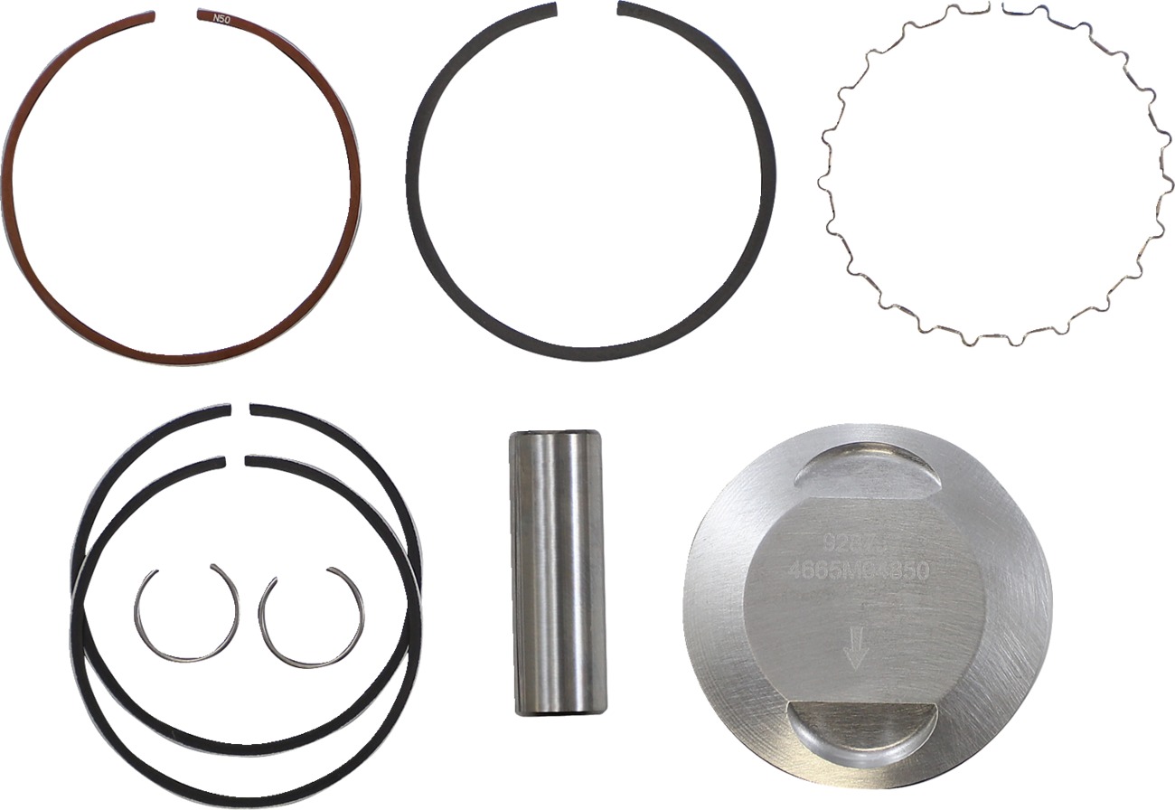 Wiseco 48.50mm Piston Kit 9.7:1 Compression For Honda - Click Image to Close