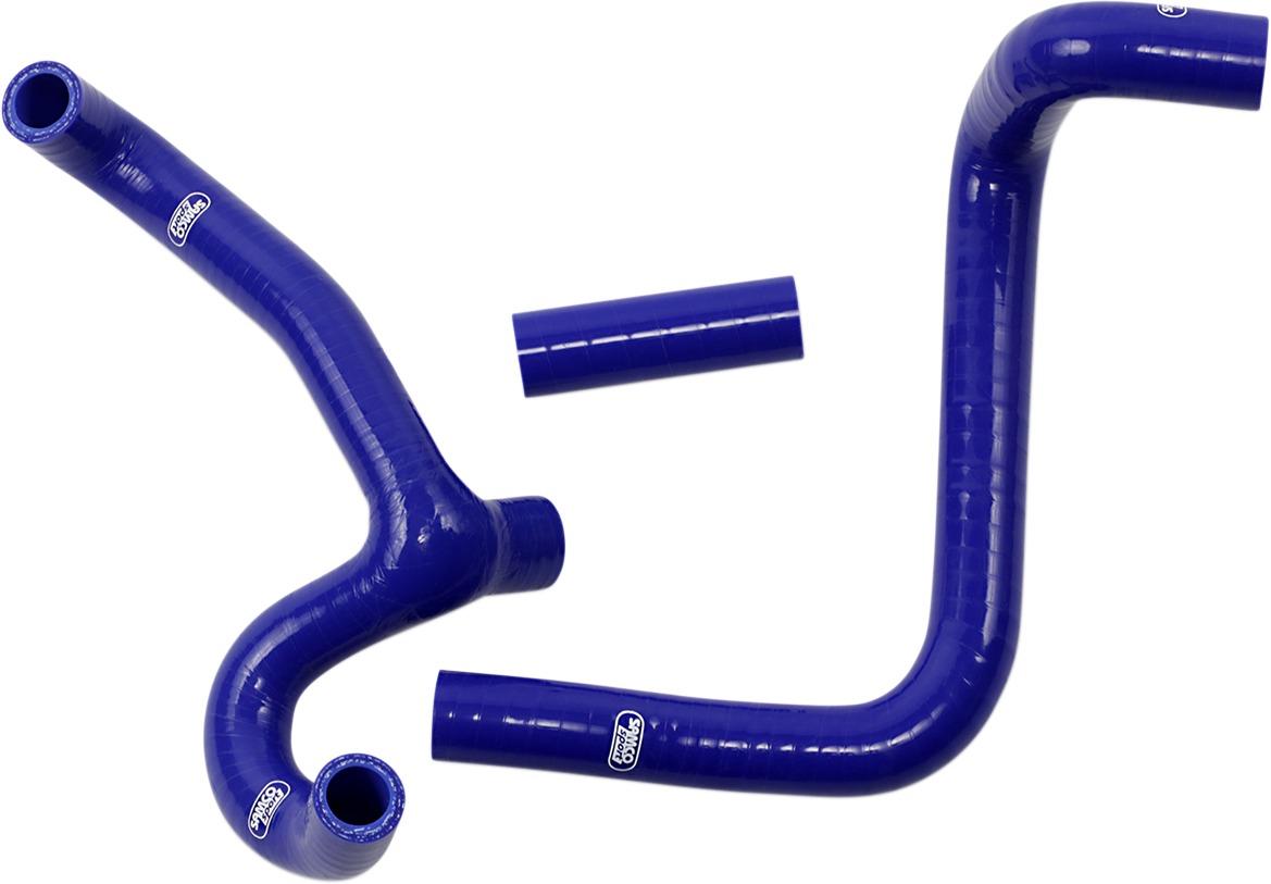 Radiator Hoses Blue w/Clamps - For 18-23 Suzuki RMZ450 - Click Image to Close