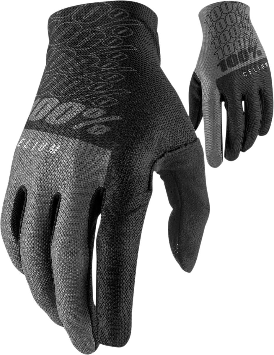 100% Men's Celium Gloves Black/Grey XL - Click Image to Close