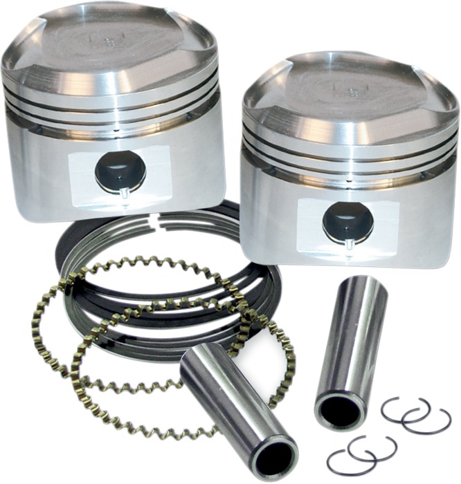 Forged Piston Sets - 80" Piston Set +010 S&S - Click Image to Close