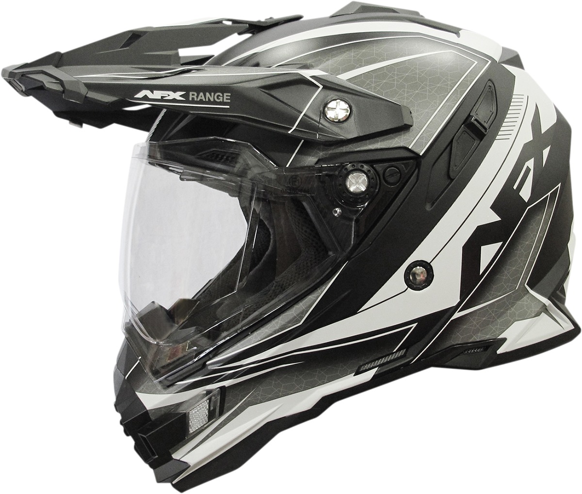 FX-41DS Range Full Face Dual-Sport Helmet Matte Black Small - Click Image to Close