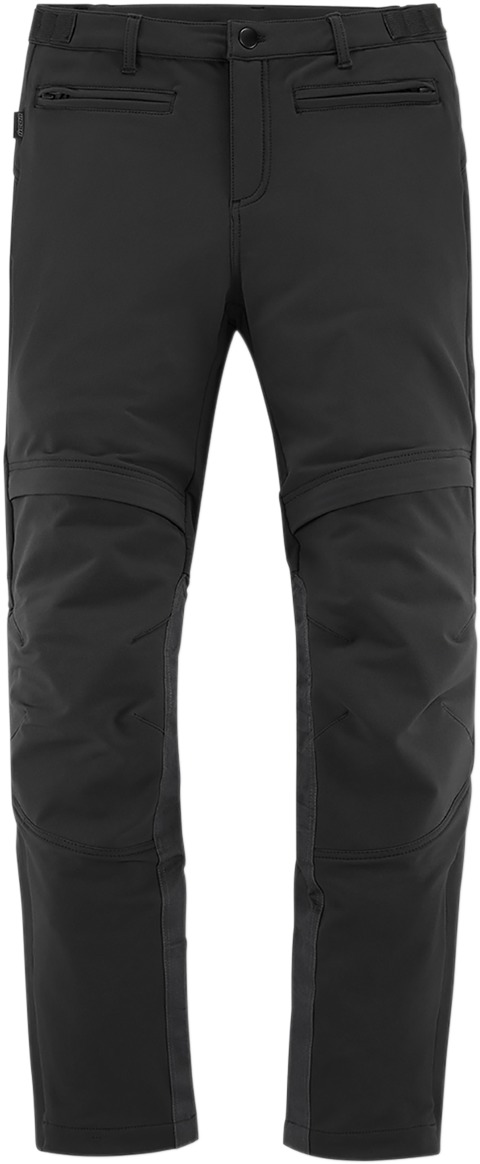 ICON Women's Hella2 Pants Black Size 12 - Women's motorcycle pants with D3O protection - Click Image to Close