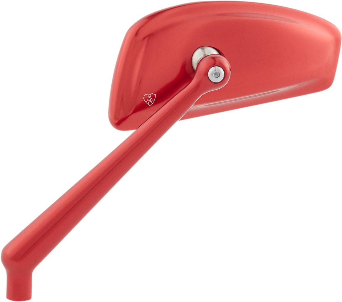 Tearchop Mirror Left Red - Click Image to Close