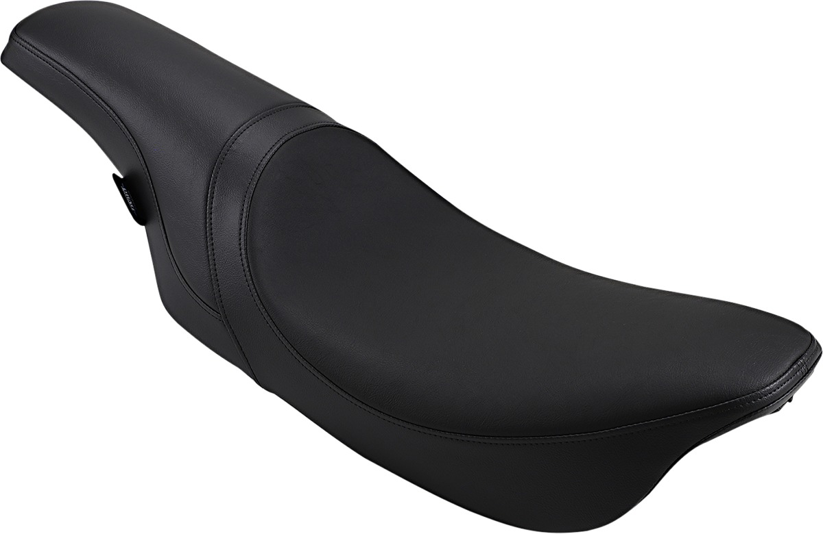 Predator Smooth Vinyl 2-Up Seat Low 1" - For 97-07 Harley FLHR FLHX - Click Image to Close