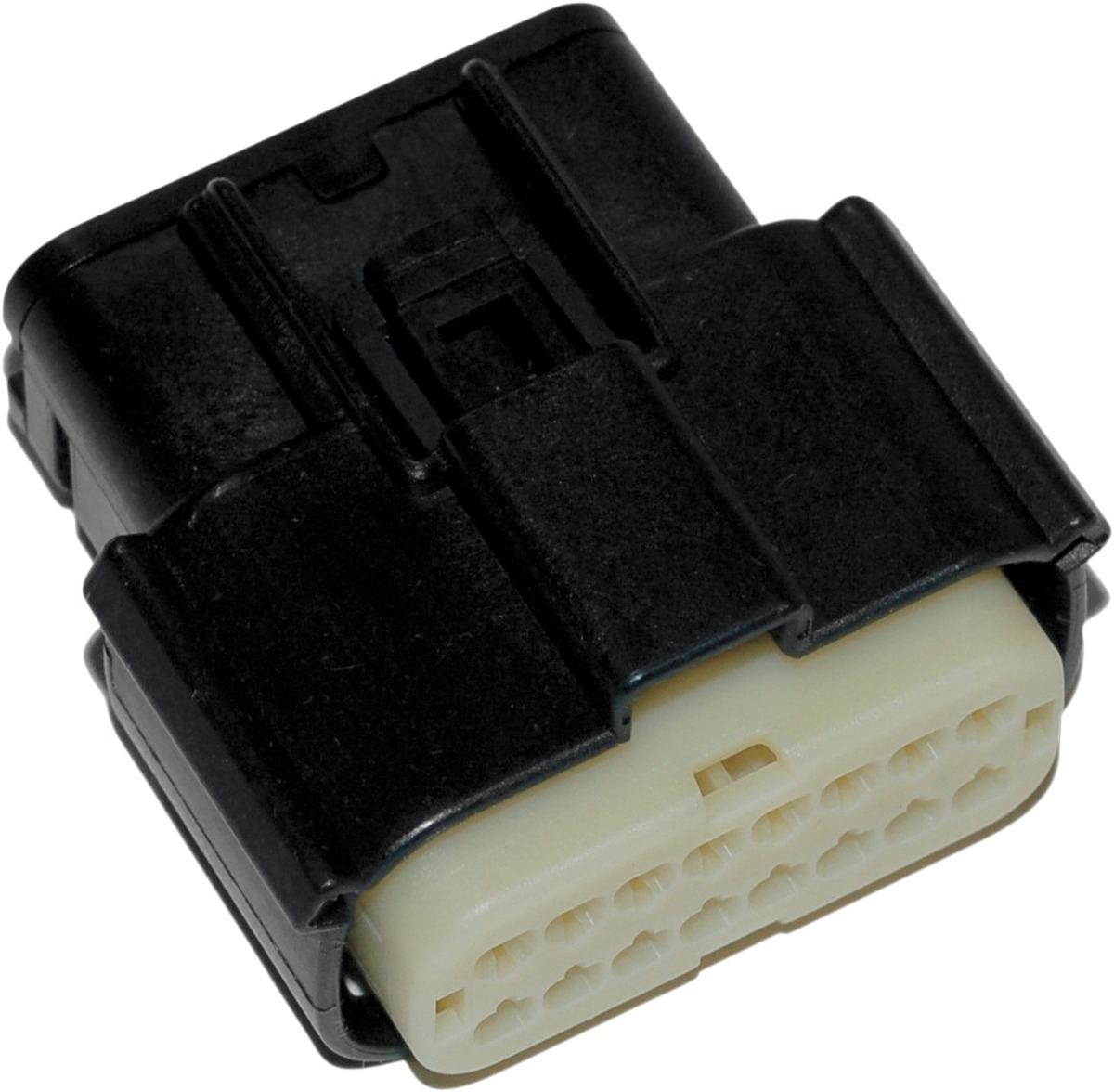 Molex 16-Position Female Connector - Molex 16-Pos Fem Conn Blk - Click Image to Close