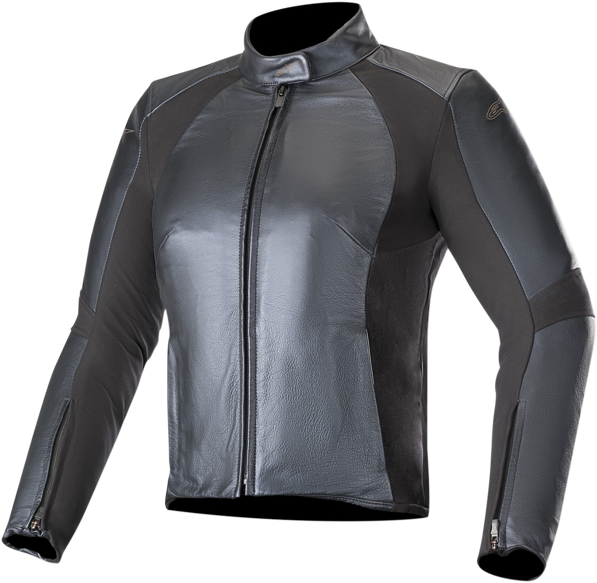 Women's Vika V2 Leather Street Riding Jacket Black US 14 - Click Image to Close