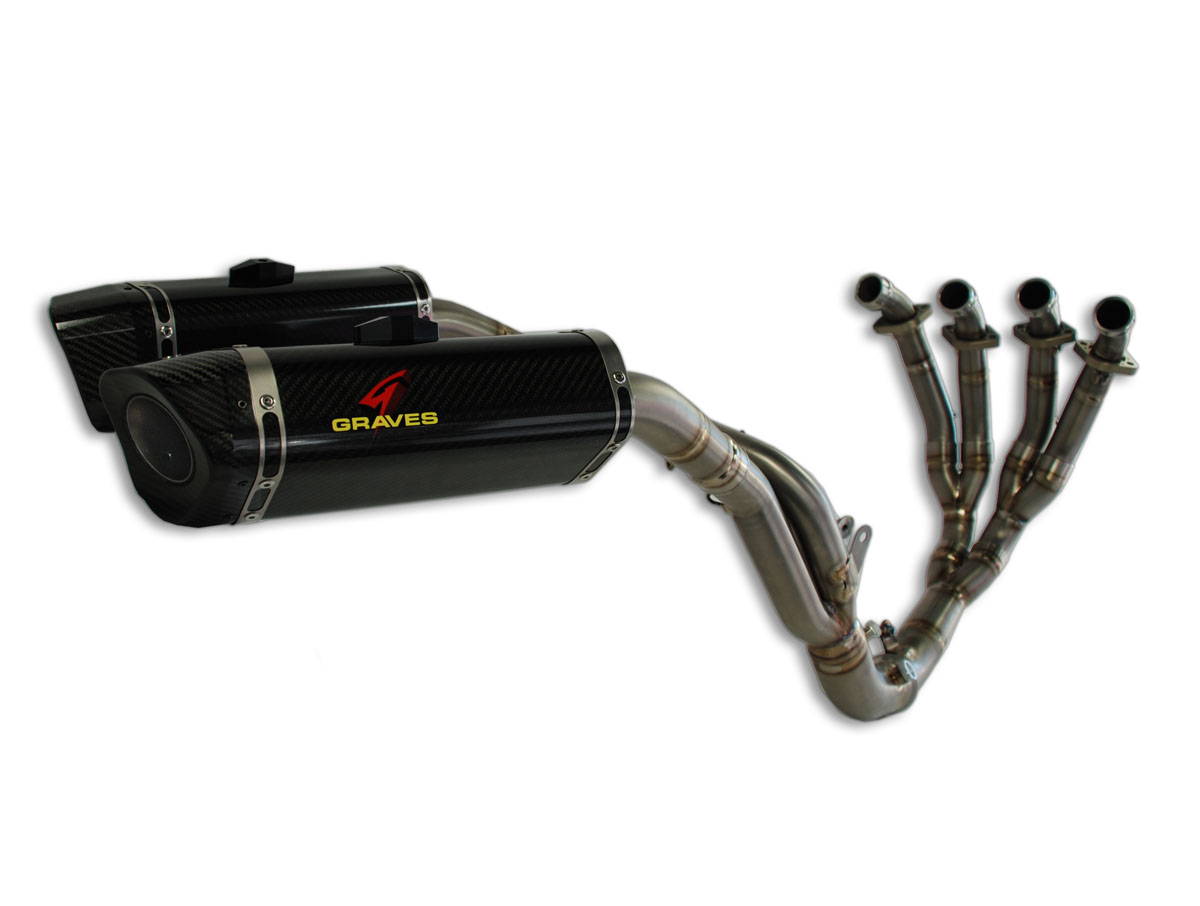 Carbon Fiber Dual Full Exhaust 09-14 R1 - Click Image to Close