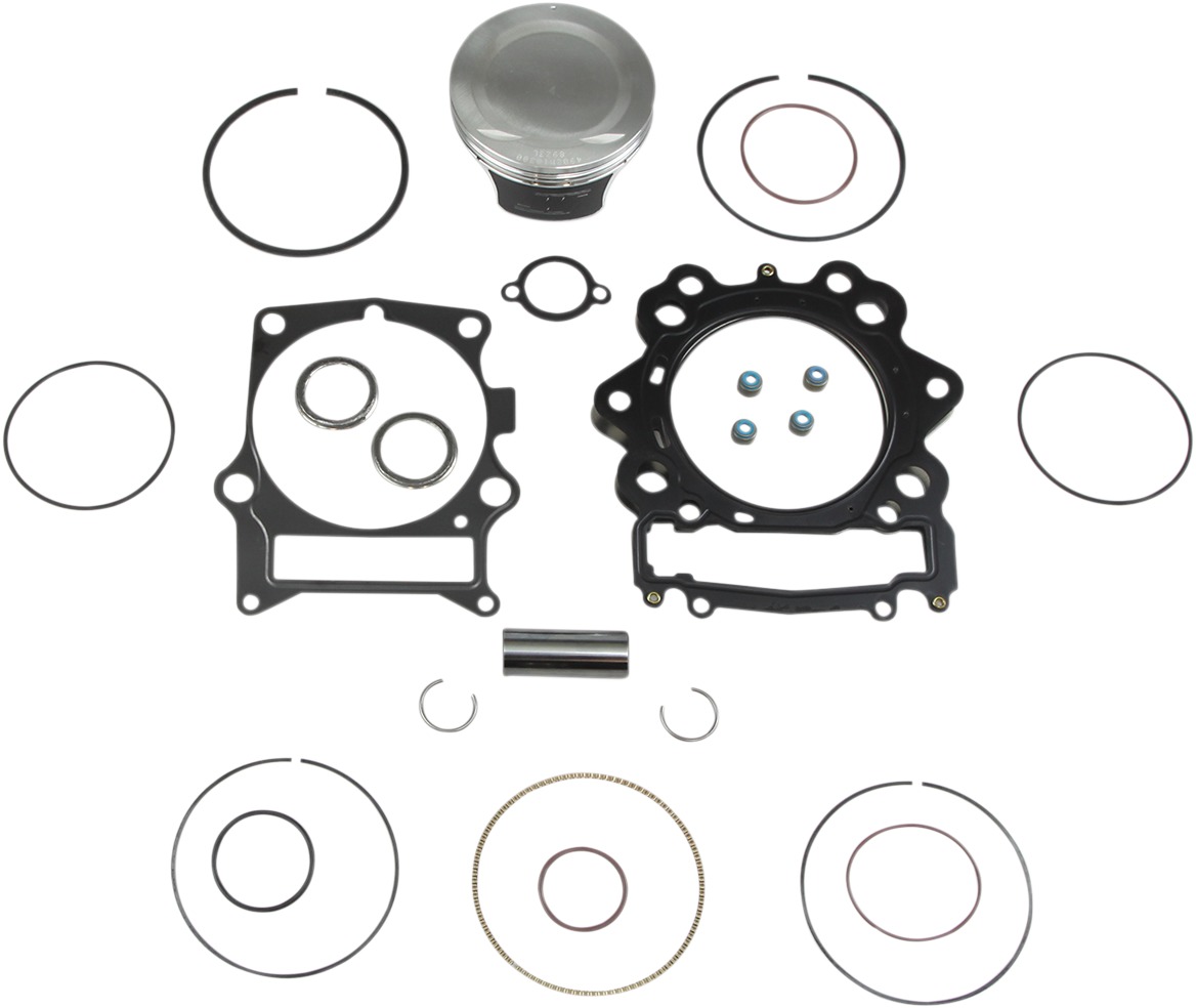 Top End Piston Kit 9.2:1 Compression - 103.00mm Bore (+1.00mm) - For 06-14 Yamaha Raptor 700 - Click Image to Close